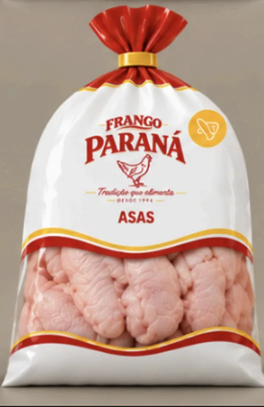 Embalagem de asas da Frango Paraná
