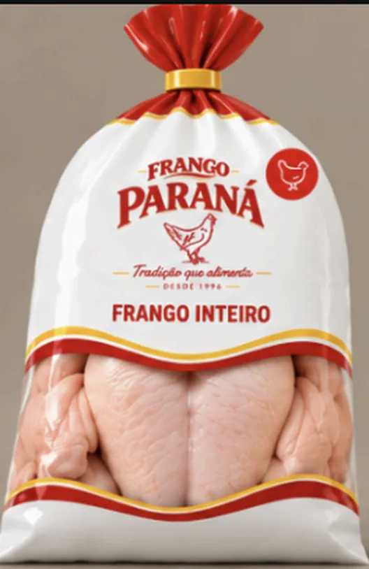 Embalagem de frango inteiro da Frango Paraná